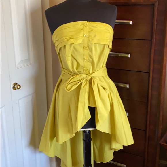 New York & Company Tops - Strapless top with high/low hemline